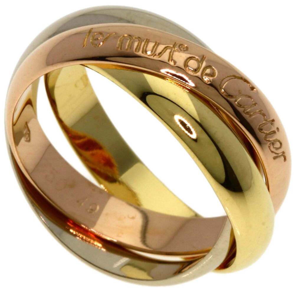 CARTIER 18k Gold Trinity Ring #49